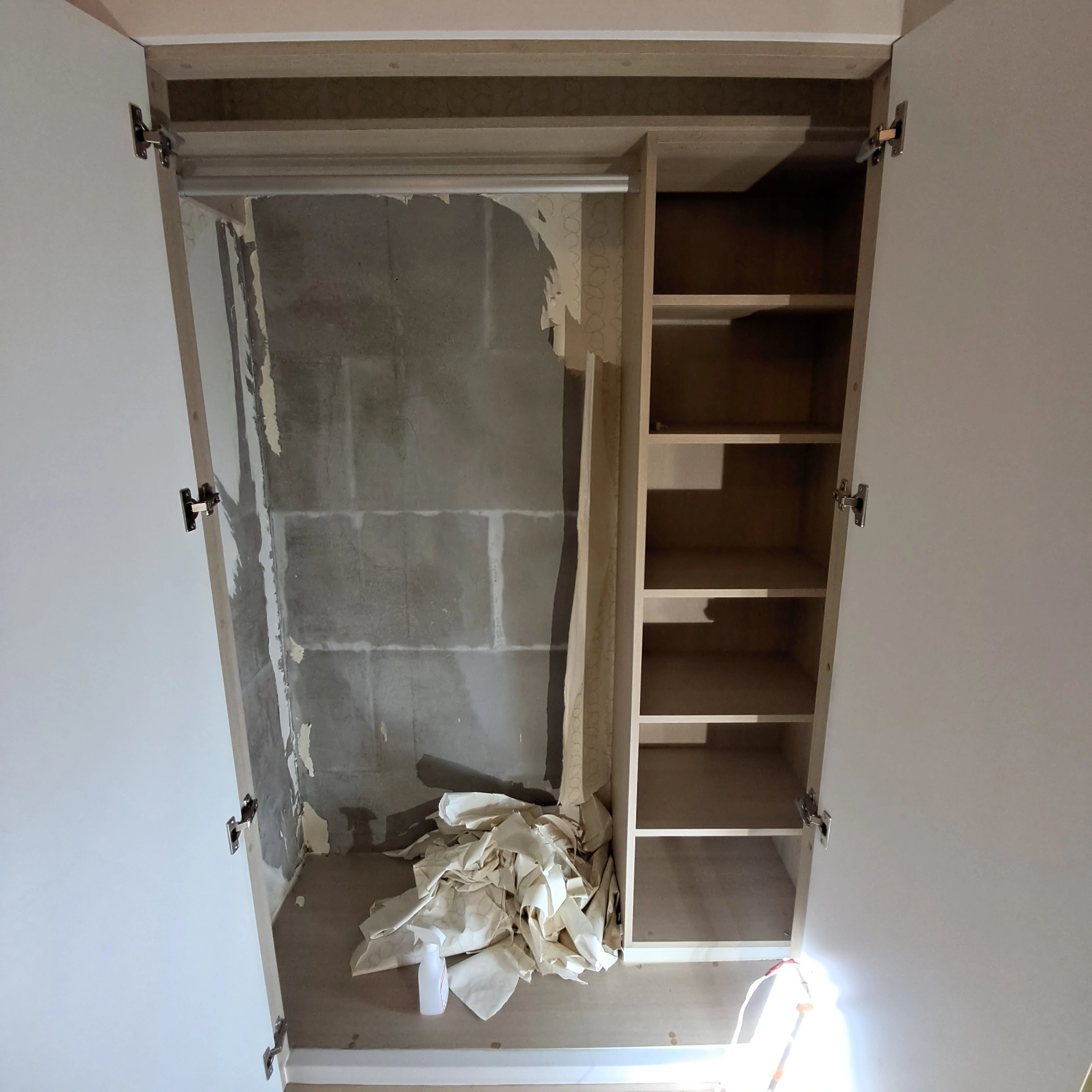 벽장 문짝 교체 리폼 경기 부천시 시공 후