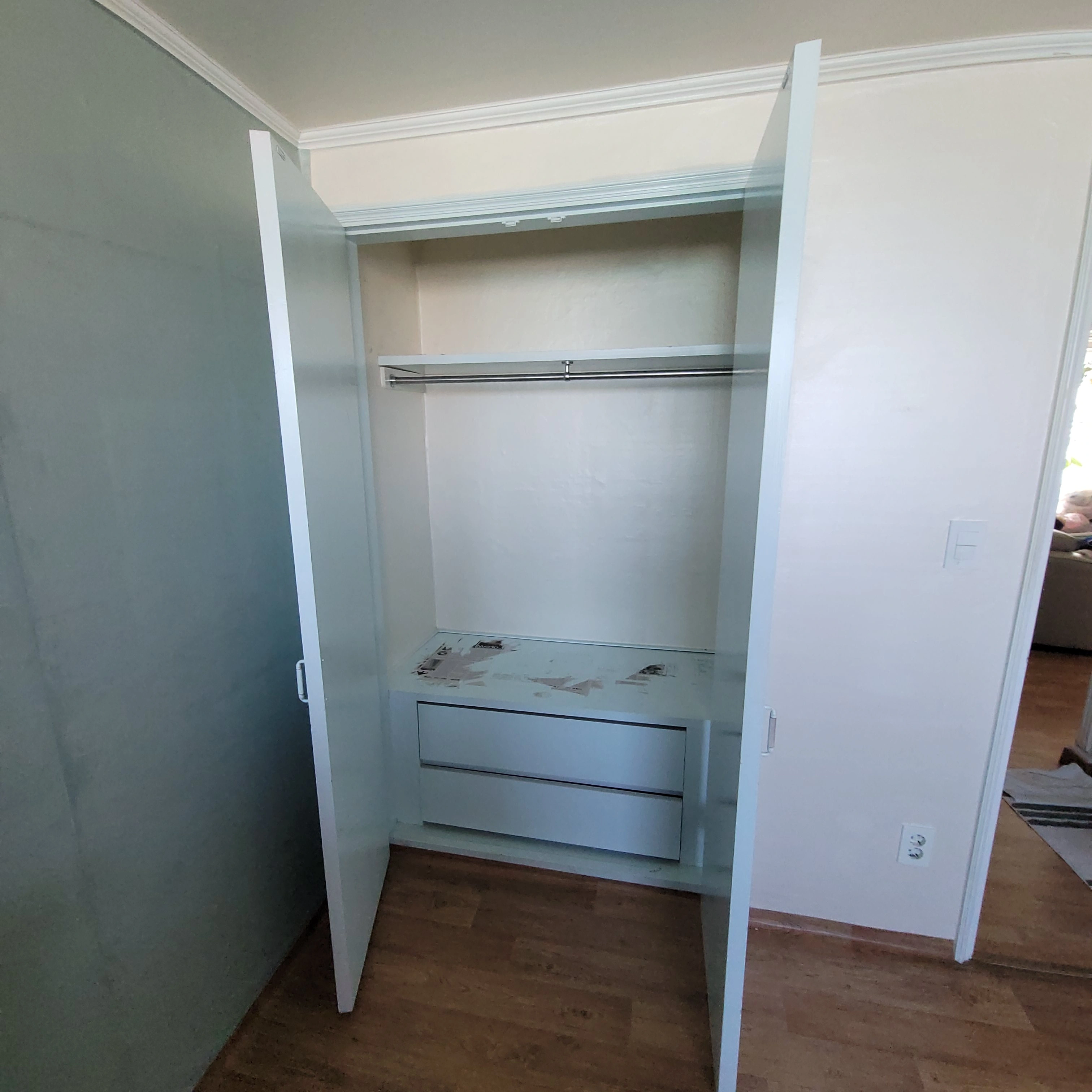 벽장 문틀 복원 수리 인천 서구 시공 후